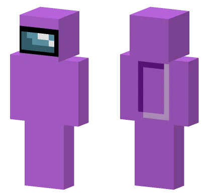 Purple Among Us Minecraft skin