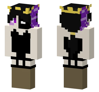 Purple And Black Mage Minecraft skin