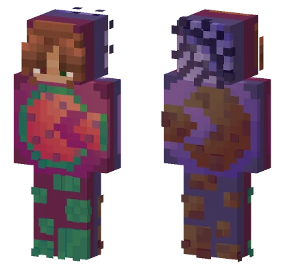 Purple and Brown Outfit Minecraft skin