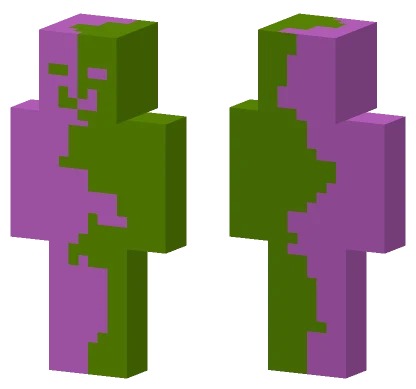 Purple and Green Mushroom Minecraft skin