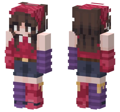 Purple And Pink Minecraft skin