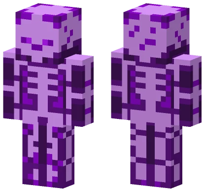 Purple And Teal Creature Minecraft skin