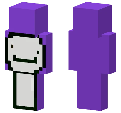 Purple And White Outfit Minecraft skin