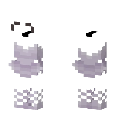 Purple Ballerina Base Minecraft skin