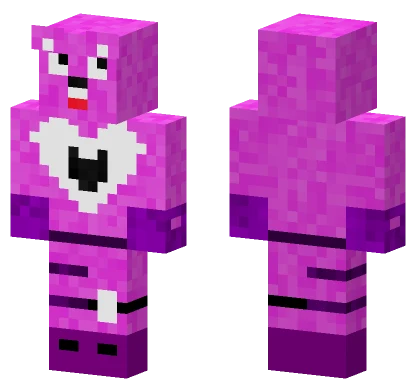 Purple Bear Cub Minecraft skin