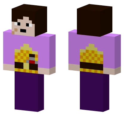 Purple Bee Girl Minecraft skin