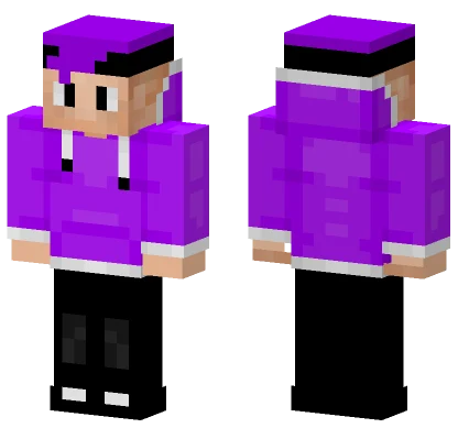 Purple Bhreezy Minecraft skin