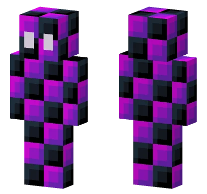 Purple Black Pattern Minecraft skin