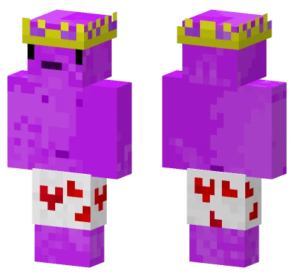 Purple Blob Character Minecraft skin