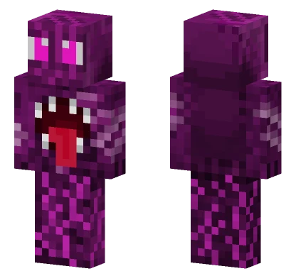 Purple Blob Monster Minecraft skin