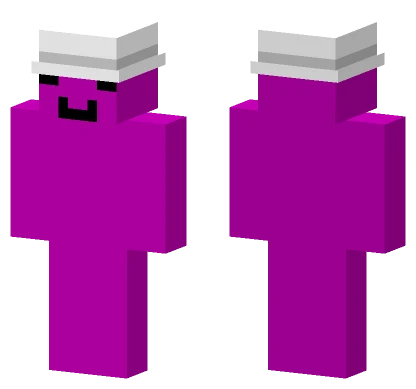 Purple Block Person Minecraft skin