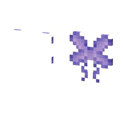 Purple Butterfly Fairy Wings Minecraft skin