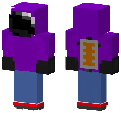 Purple Captcha Minecraft skin