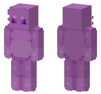 Purple Cat Creature Minecraft skin