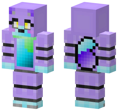 Purple Cat Reshade Minecraft skin