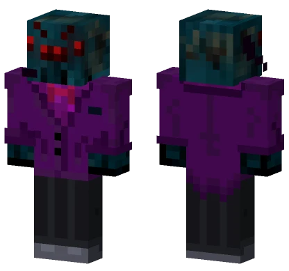 Purple Cave Spider Minecraft skin