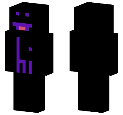 Purple Chill Dude Minecraft skin
