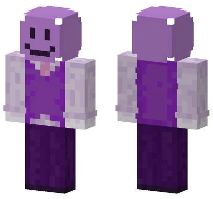 Purple Cloud Character Minecraft skin