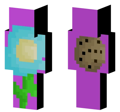 Purple Cookie Character Minecraft skin