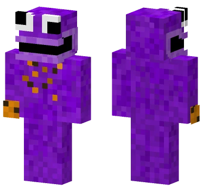 Purple Cookie Monster Minecraft skin