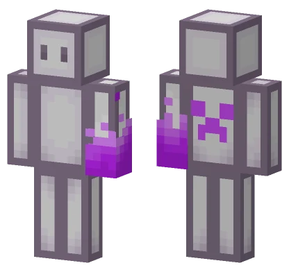 Purple Creeper Minecraft skin