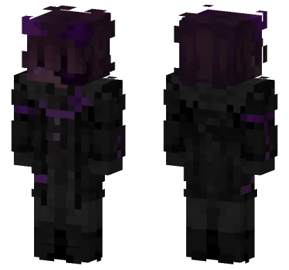 Purple Demon Minecraft skin