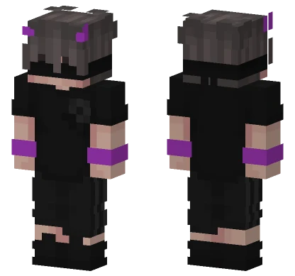 Purple Devil Skin Minecraft skin