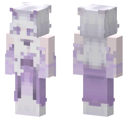 Purple Dragon Girl C Minecraft skin