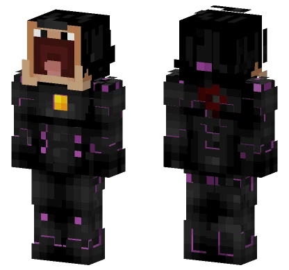 Purple Dragon Knight Minecraft skin