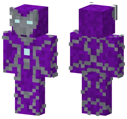 Purple Energy Suit Minecraft skin