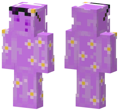 Purple Flower Slime Minecraft skin