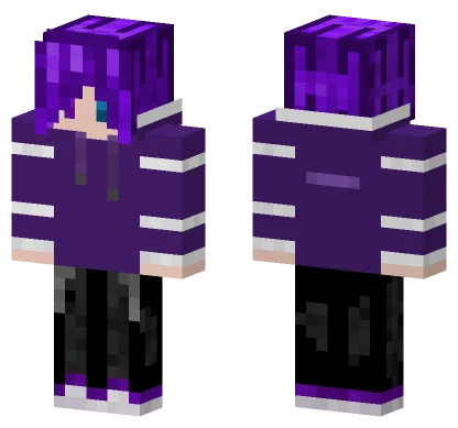 Purple Fox Skin Minecraft skin