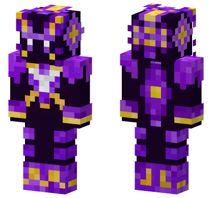 Purple Freak Cat Minecraft skin