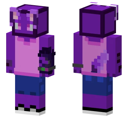 Purple Frog Creature Minecraft skin