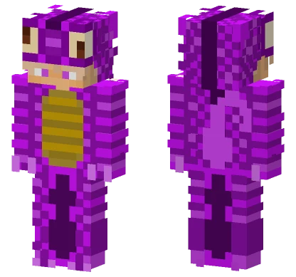 Purple Frog Suit Minecraft skin