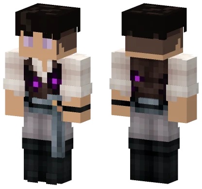 Purple Gem Knight Minecraft skin