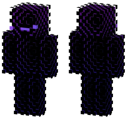Purple Ghostly Figure Minecraft skin