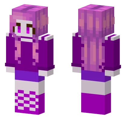 Purple Girl Contest Minecraft skin