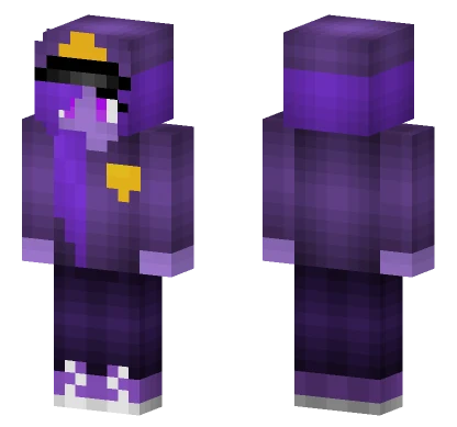 Purple Girl FNAF Minecraft skin