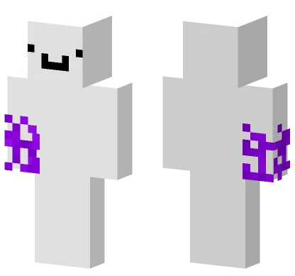 Purple Glitch Monster Minecraft skin