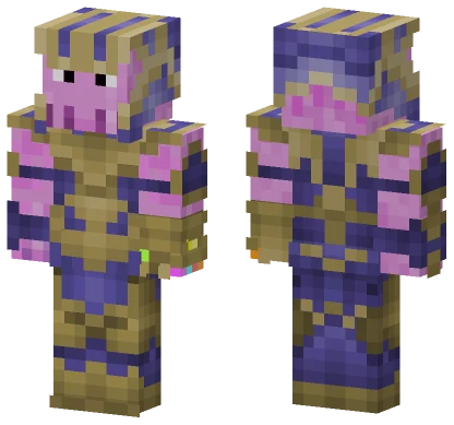 Purple Gold Armor Minecraft skin