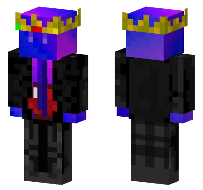 Purple Gradient Suit Minecraft skin