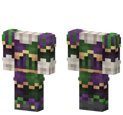 Purple Green Outfit Minecraft skin