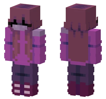 Purple Greenery Minecraft skin
