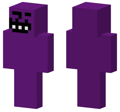 Purple Guy Trollface Minecraft skin