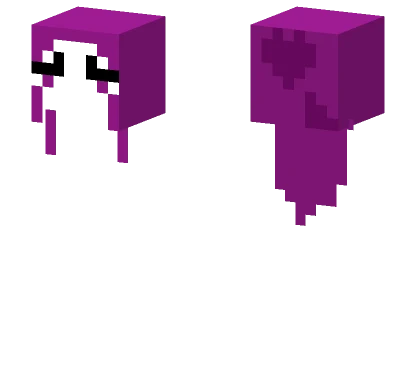 Purple Hair Minecraft skin