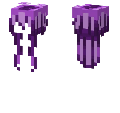 Purple Hair Base Minecraft skin