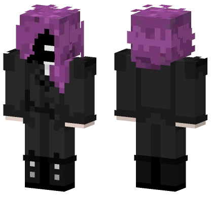 Purple Hair Skin Minecraft skin