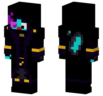 Purple Haired Mage Minecraft skin