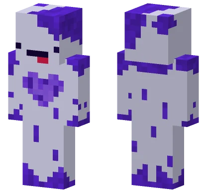 Purple Heart Skin Cape Minecraft skin